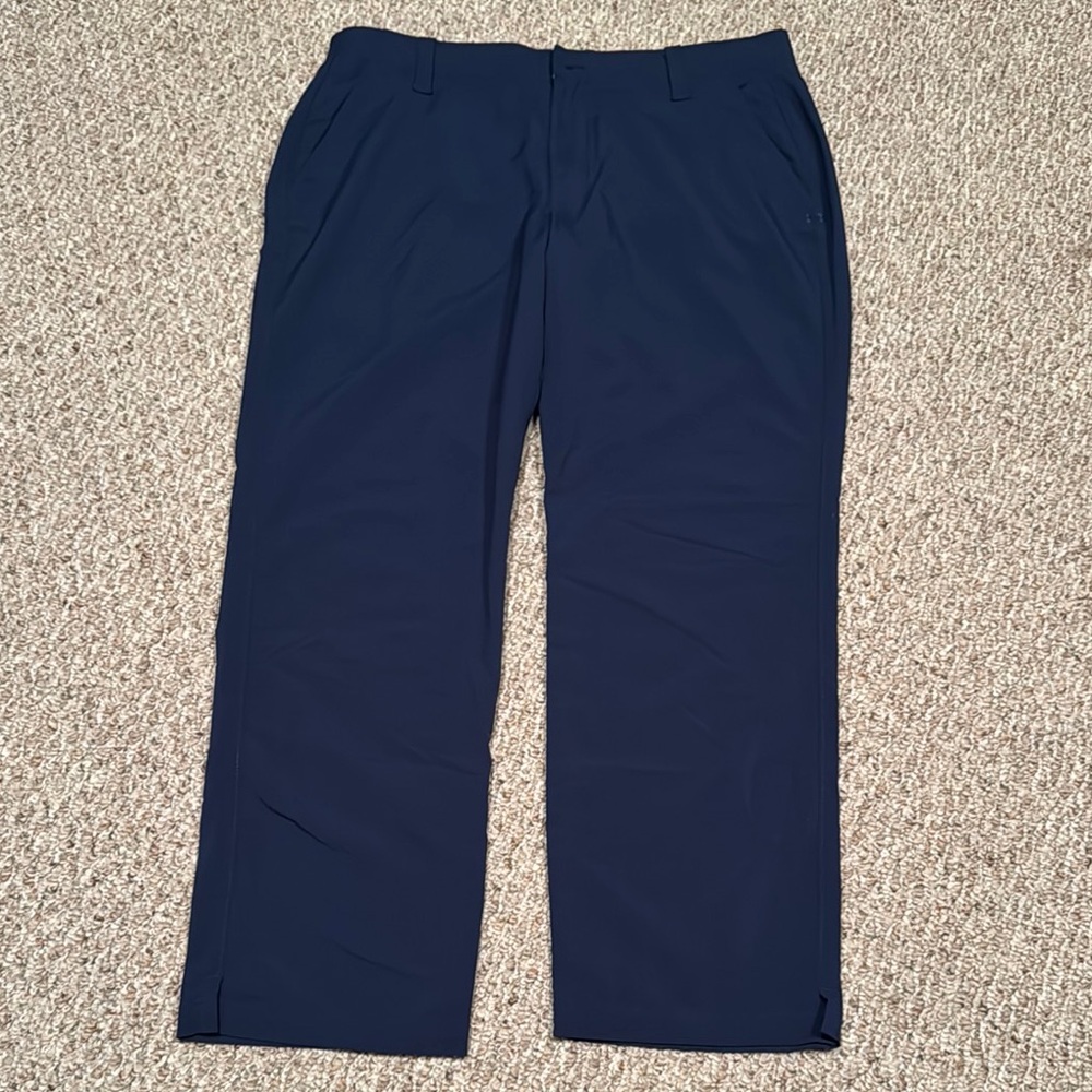 Under Armour  Men’s Blue Dress Pants Straight-Leg Ankle Length